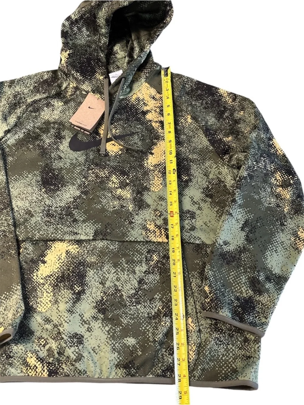 Nike Therma-FIT Men’s Camo Fleece Training Pullover Hoodie NWT Size Large